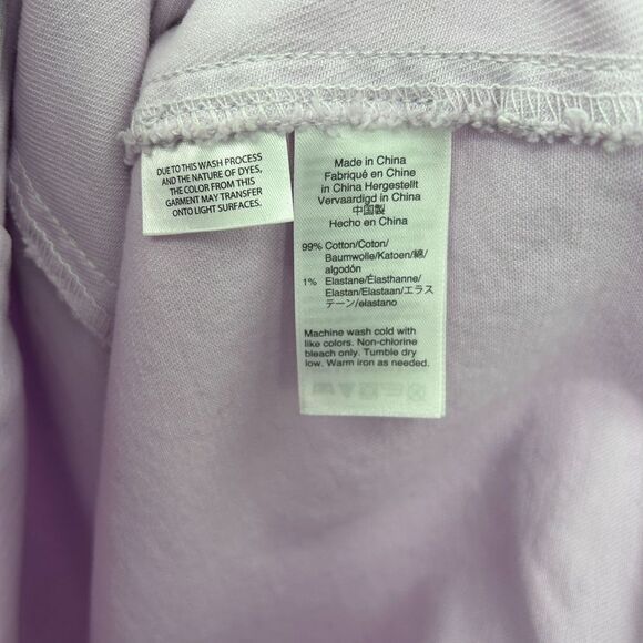 J. CREW Jeans Lavender Purple Denim Y2K Straight A-Line Mini Skirt Size 27 - Picture 4 of 4